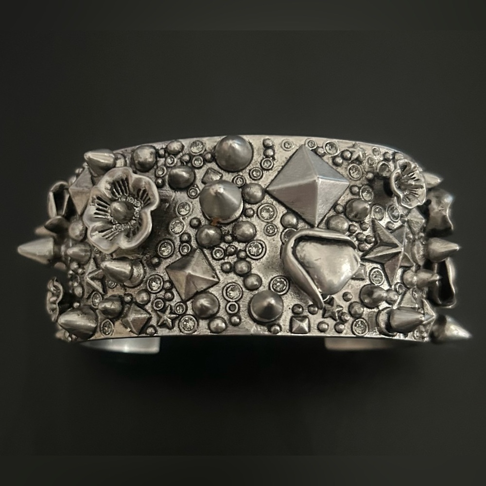 COACH STUDDED WIDE CUFF